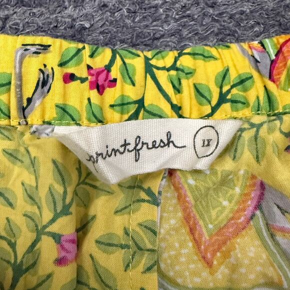 Anthropologie Print Fresh Pajamas Women 1X Flemenco Dandelion Elephant Flamingo - Picture 15 of 16